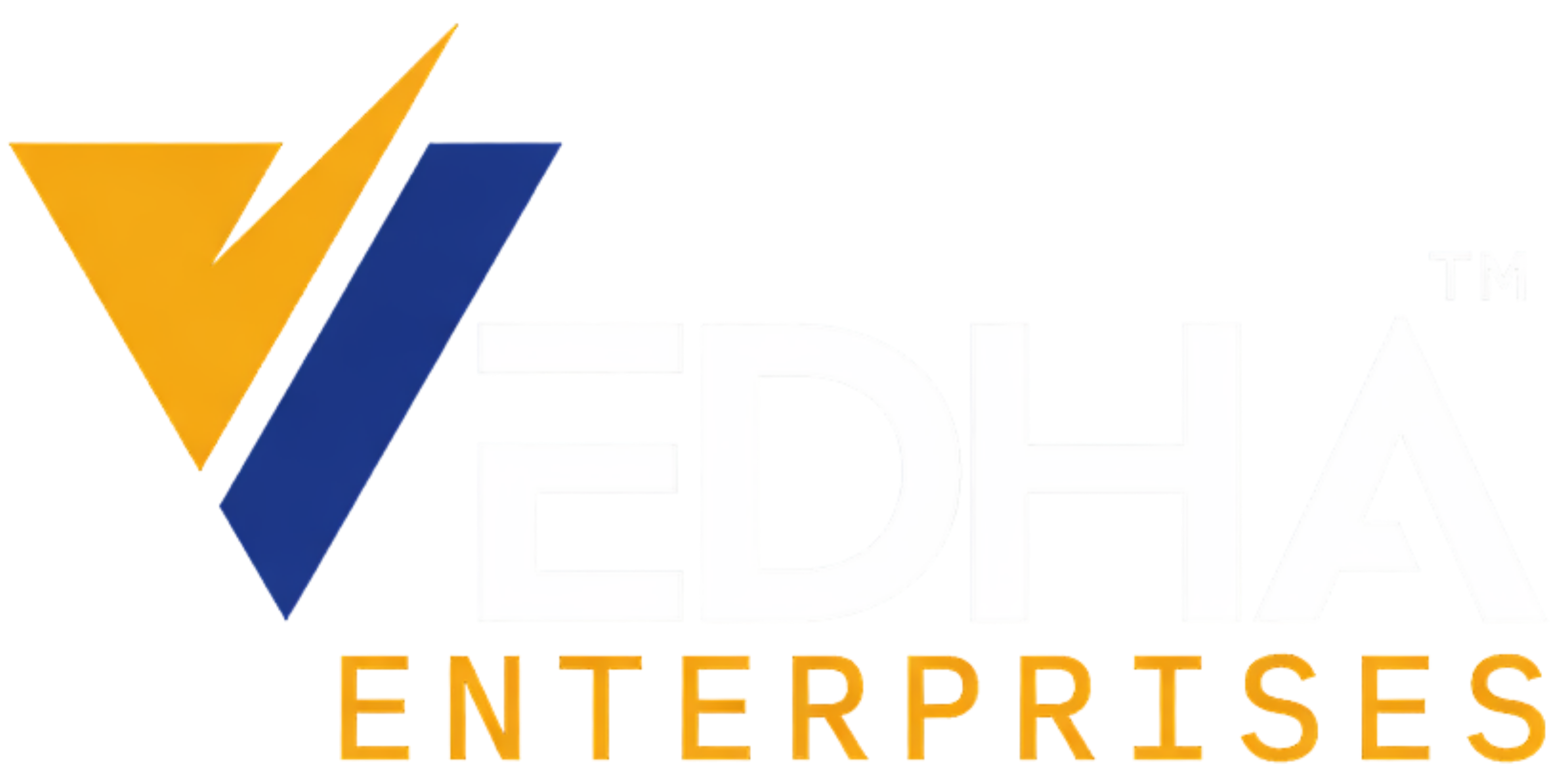 Vedha Logo White